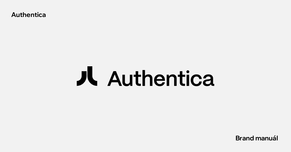 Authentica - Brand manuál